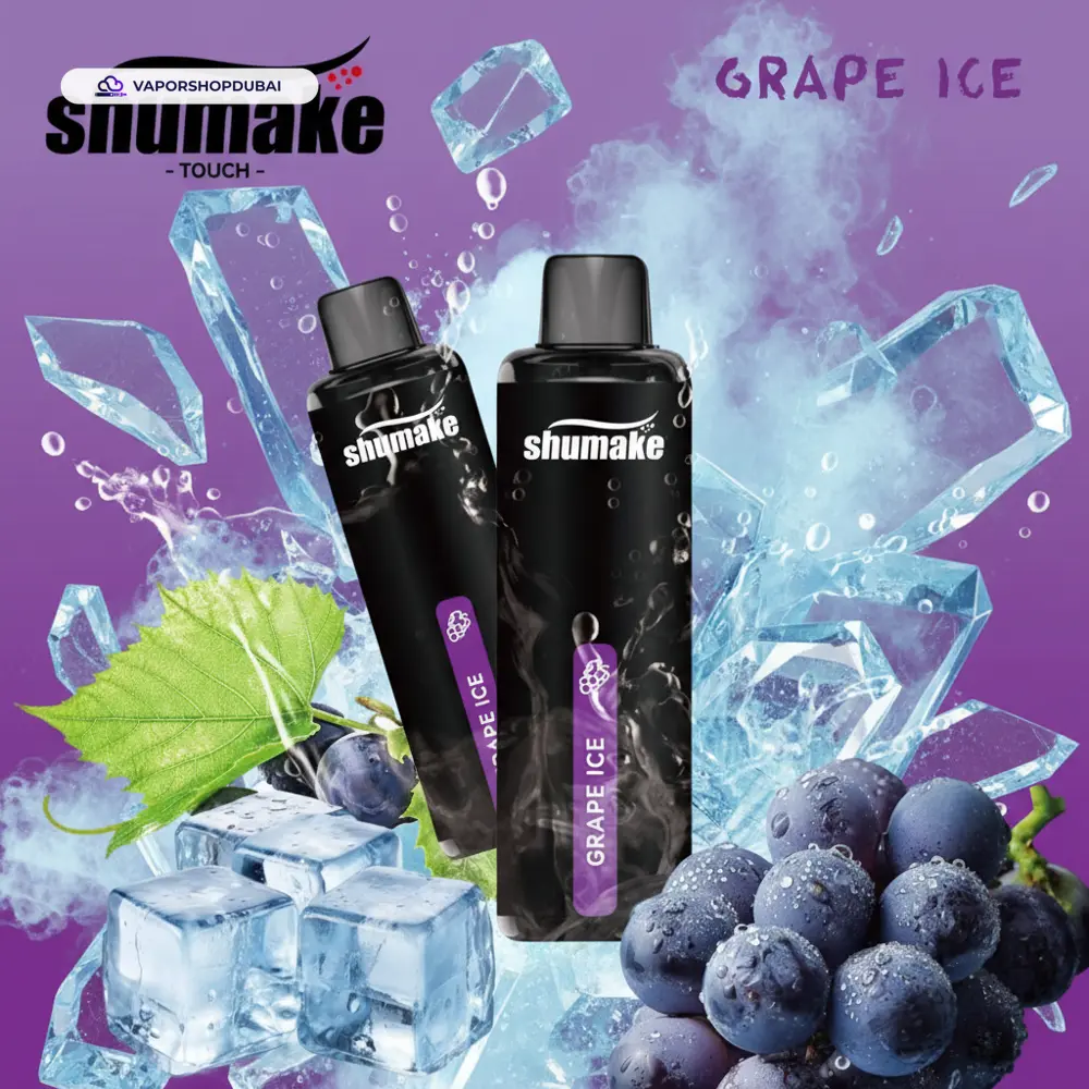 Shumake Touch 15000 Puffs Disposable Vape In UAE 28 grape-ice