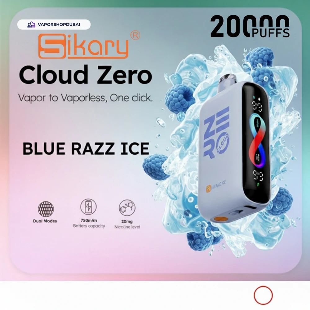 Sikary Cloud Zero 20000 Puffs Disposable 20mg In Dubai, UAE 11 Sikary Cloud Zero 20000 Puffs Disposable 20mg In Dubai, UAE
