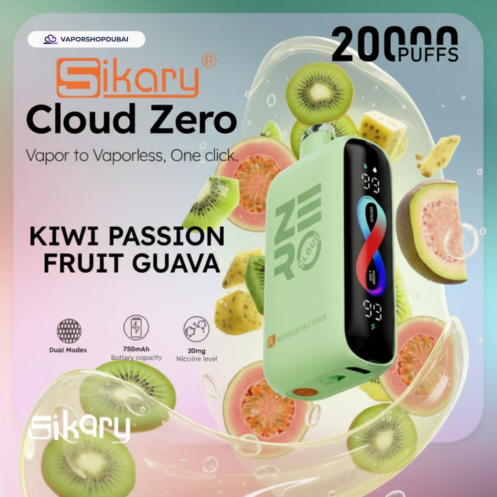 Sikary Cloud Zero 20000 Puffs Disposable 20mg In Dubai, UAE 19 Sikary Cloud Zero 20000 Puffs Disposable 20mg In Dubai, UAE
