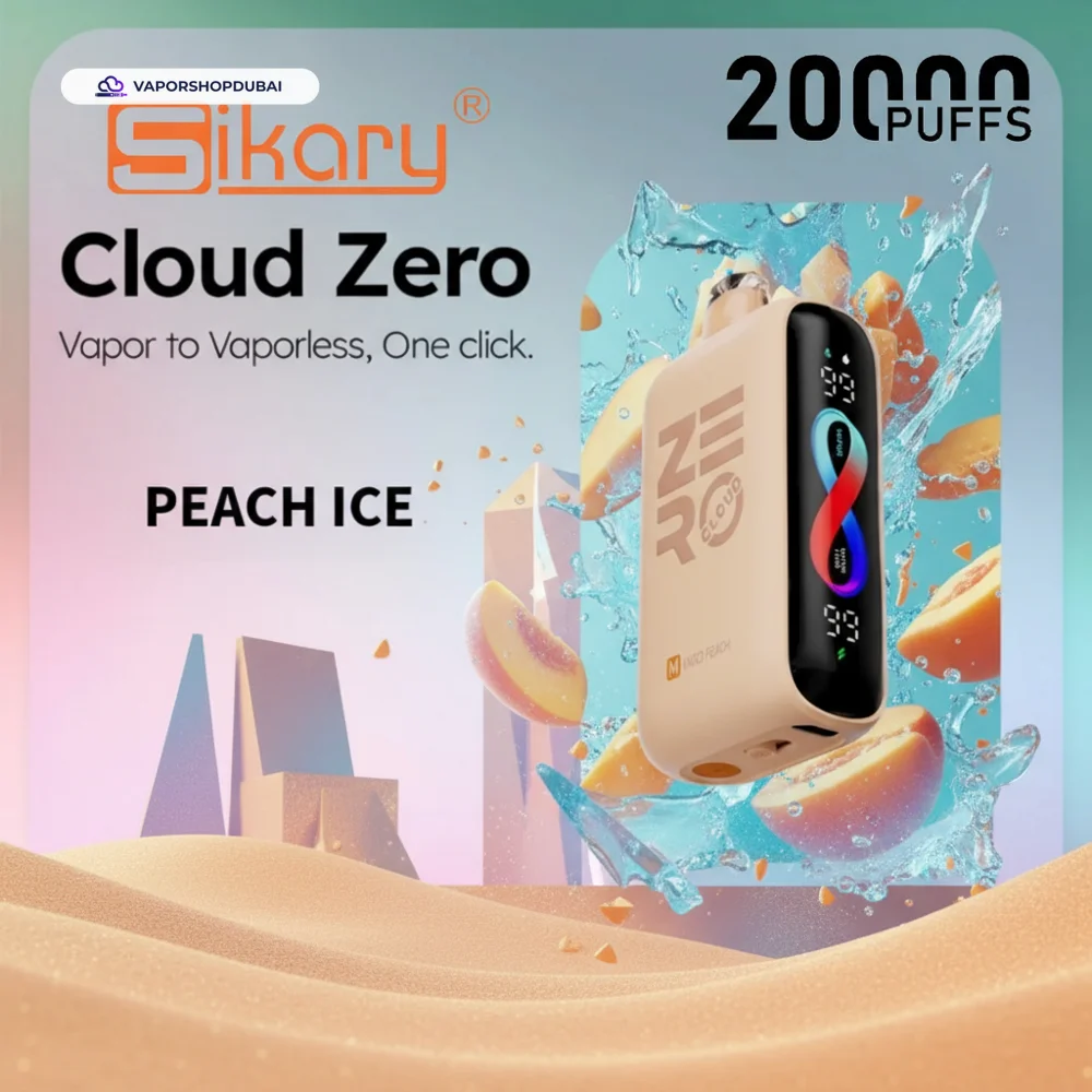 Sikary Cloud Zero 20000 Puffs Disposable 20mg In Dubai, UAE 3 Sikary Cloud Zero 20000 Puffs Disposable 20mg In Dubai, UAE