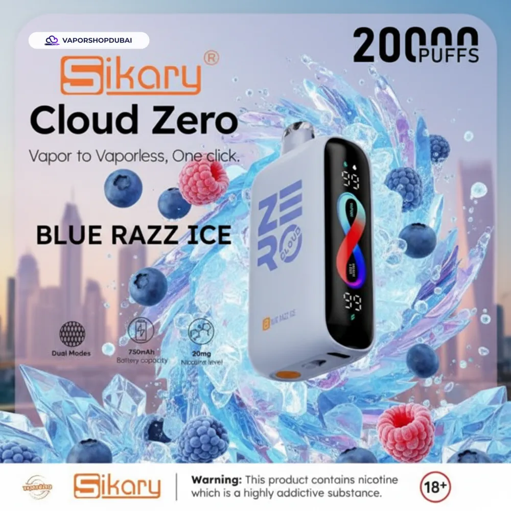 Sikary Cloud Zero 20000 Puffs Disposable 20mg In Dubai, UAE 23 Sikary Cloud Zero 20000 Puffs Disposable 20mg In Dubai, UAE