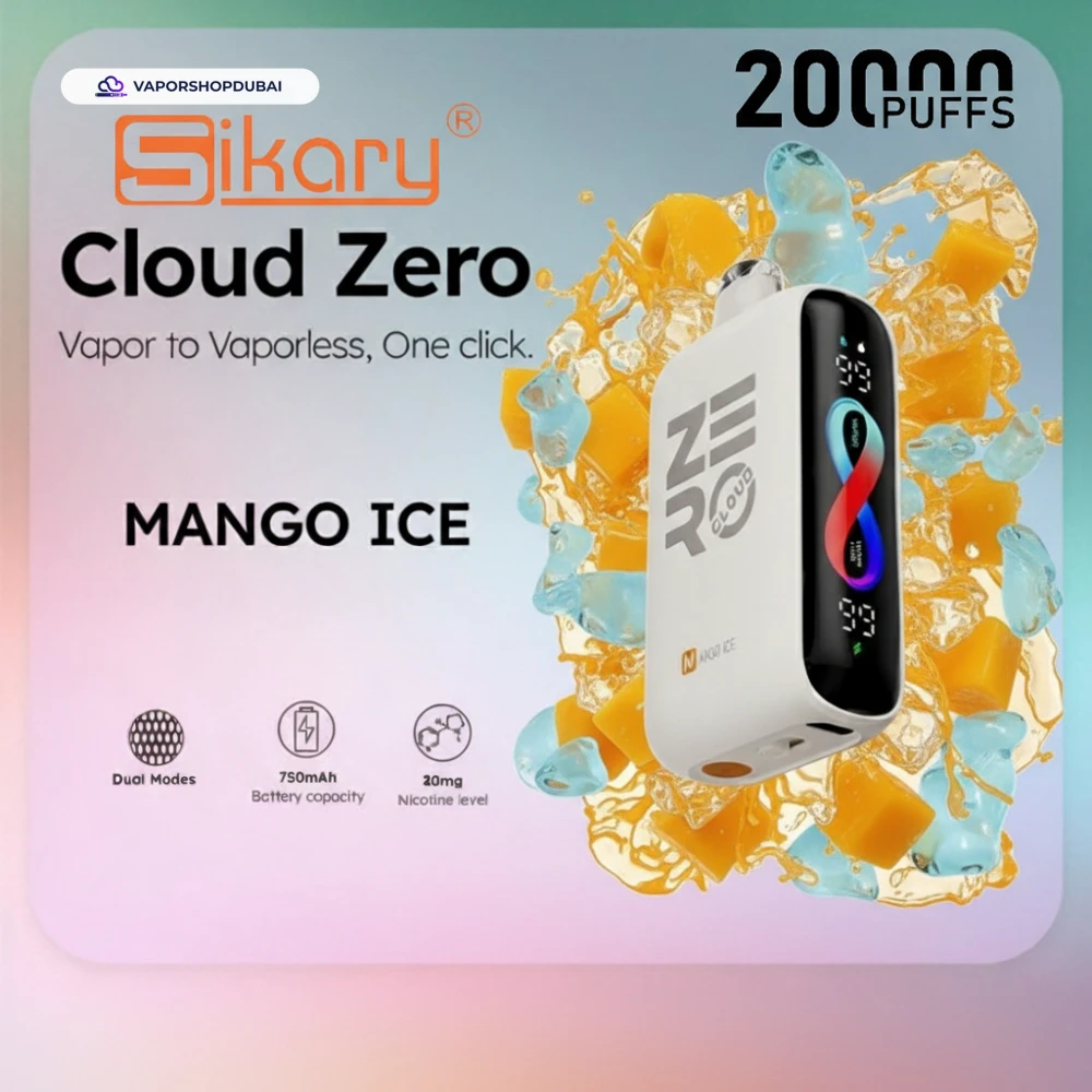 Sikary Cloud Zero 20000 Puffs Disposable 20mg In Dubai, UAE 6 Sikary Cloud Zero 20000 Puffs Disposable 20mg In Dubai, UAE
