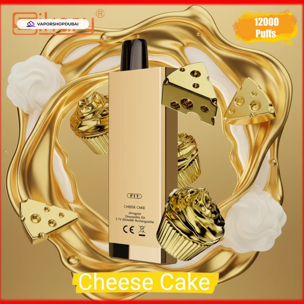 SIKARY FIT 12000 Puffs Disposable Vape In UAE cheese-cake