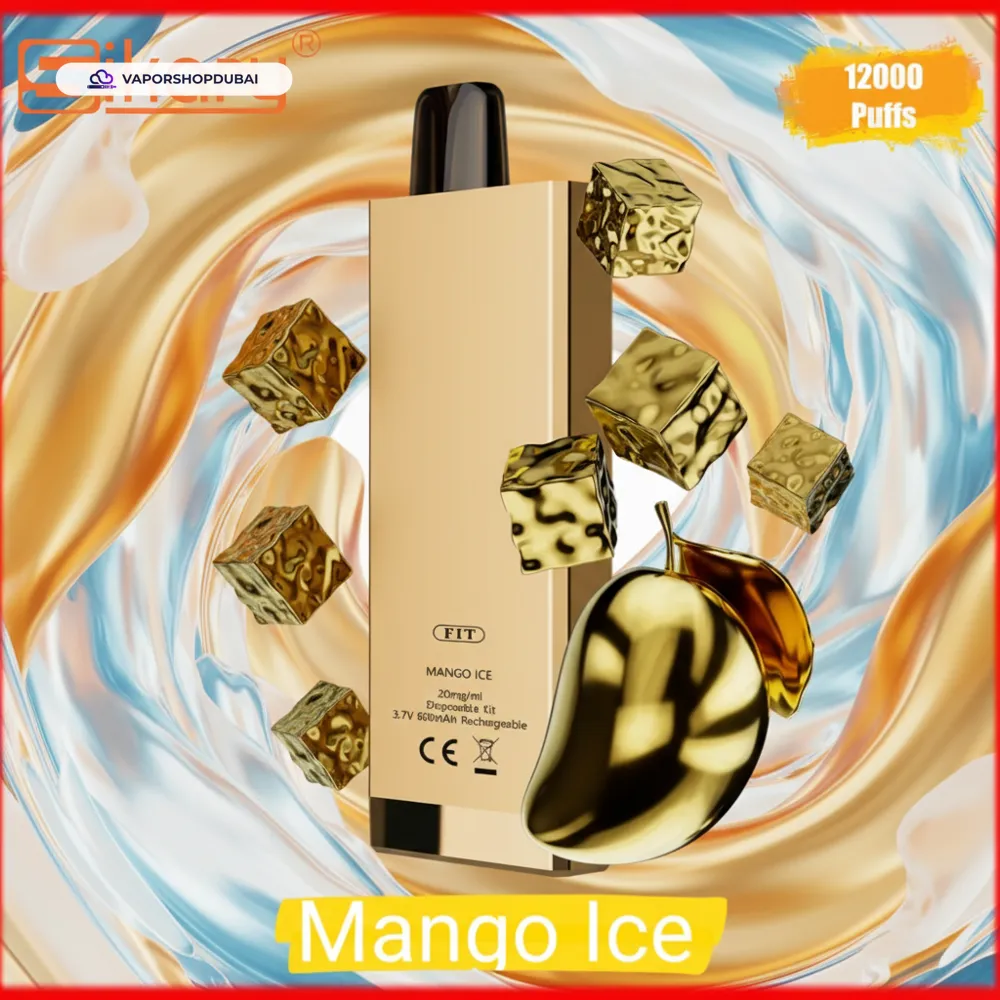 SIKARY FIT 12000 Puffs Disposable Vape 20mg/ml nicotine In UAE 35 mango-ice