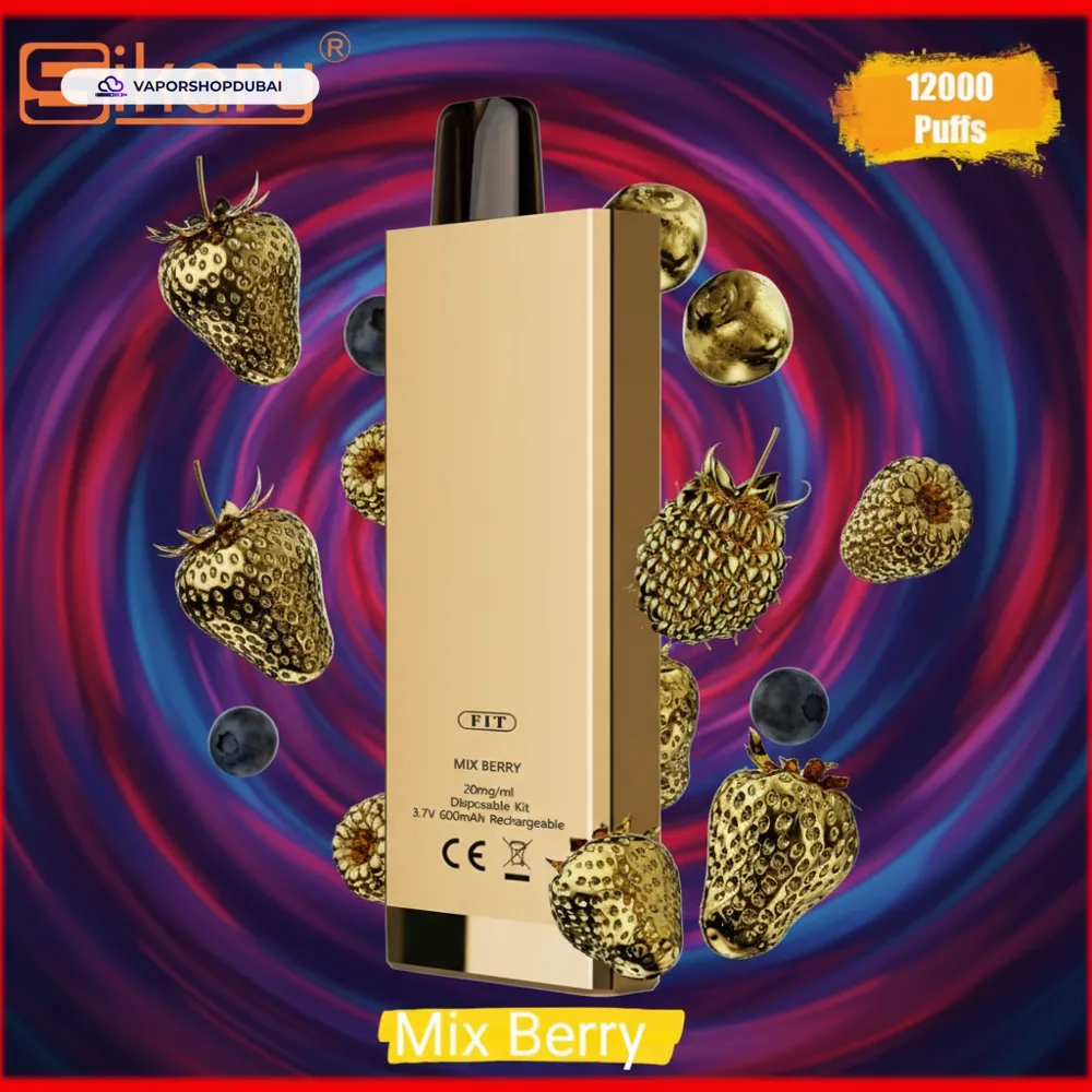 SIKARY FIT 12000 Puffs Disposable Vape 20mg/ml nicotine In UAE 38 mix-berry
