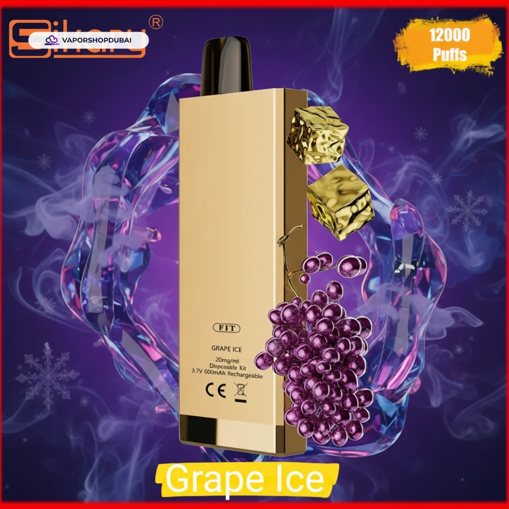 SIKARY FIT 12000 Puffs Disposable Vape In UAE SIKARY FIT 12000 Puffs Disposable Vape 20mg/ml nicotine In UAE