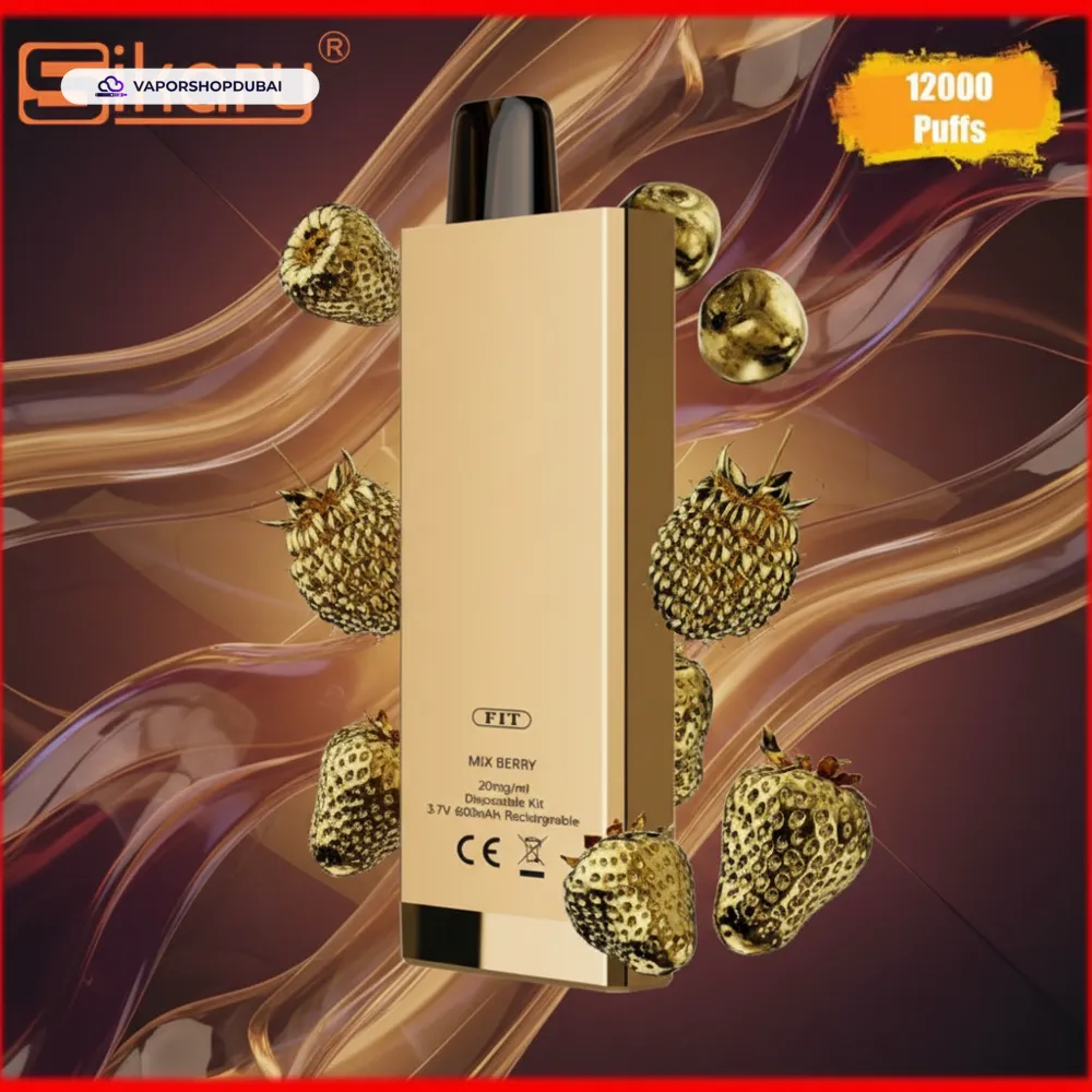 SIKARY FIT 12000 Puffs Disposable Vape In UAE SIKARY FIT 12000 Puffs Disposable Vape 20mg/ml nicotine In UAE