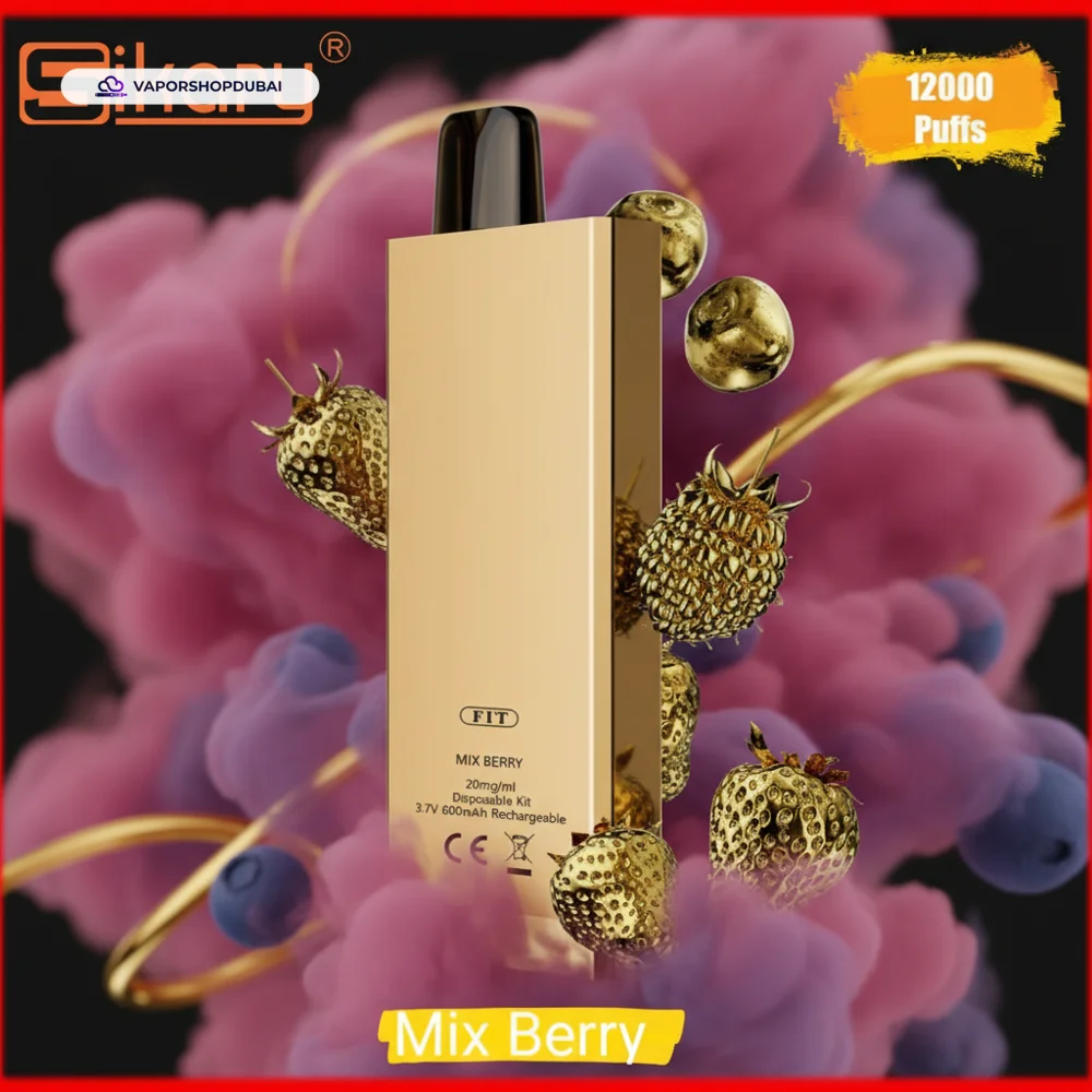 SIKARY FIT 12000 Puffs Disposable Vape In UAE SIKARY FIT 12000 Puffs Disposable Vape 20mg/ml nicotine In UAE