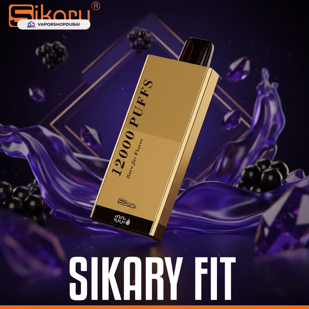 SIKARY FIT 12000 Puffs Disposable Vape In UAE SIKARY FIT 12000 Puffs Disposable Vape 20mg/ml nicotine In UAE