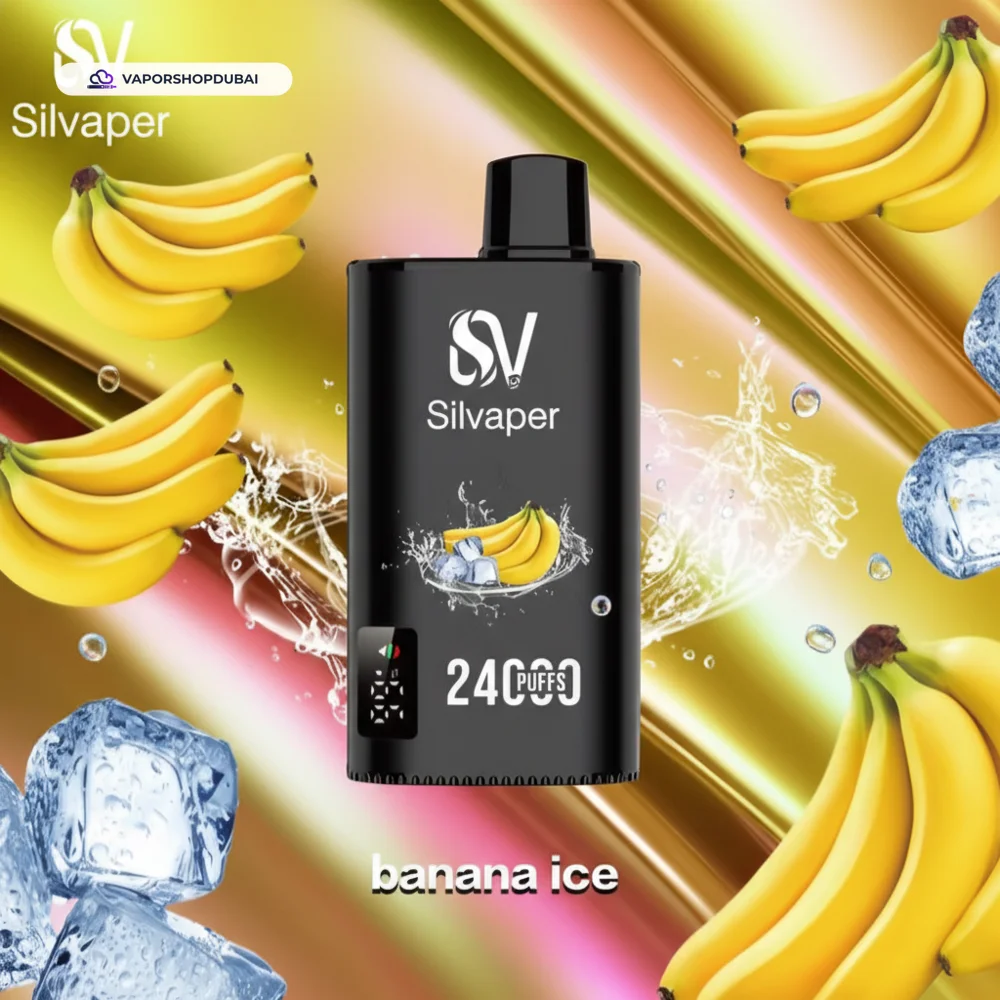 Silvaper 24000 Puffs Disposable Vape In UAE 53 banana-ice