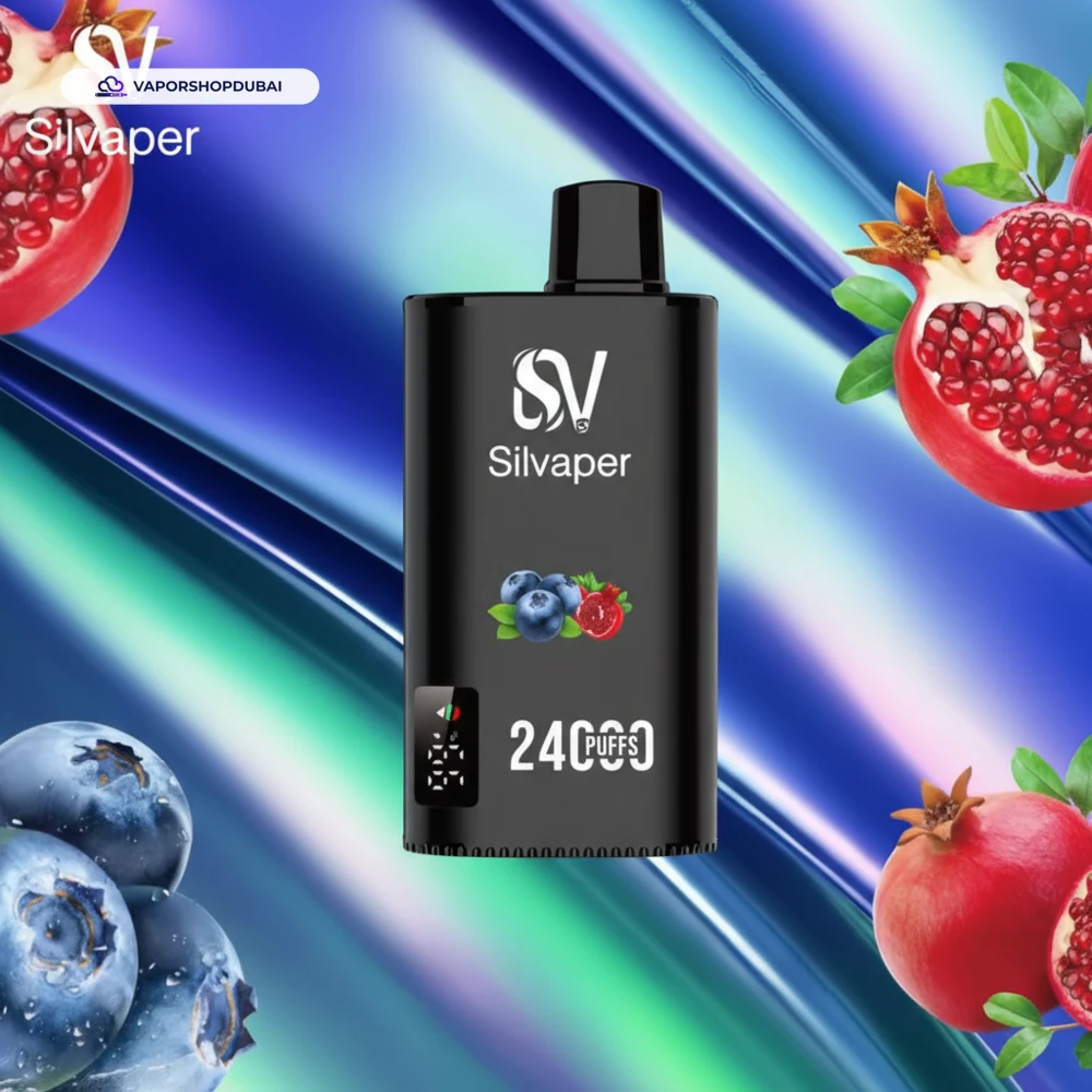 Silvaper 24000 Puffs Disposable Vape In UAE 56 blueberry-pomegranate