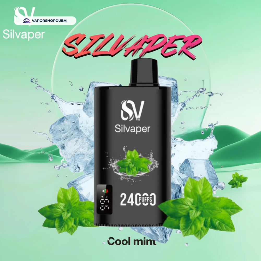Silvaper 24000 Puffs Disposable Vape In UAE 60 cool-mint