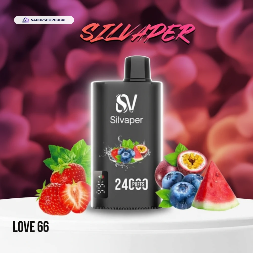 Silvaper 24000 Puffs Disposable Vape In UAE 66 love-66