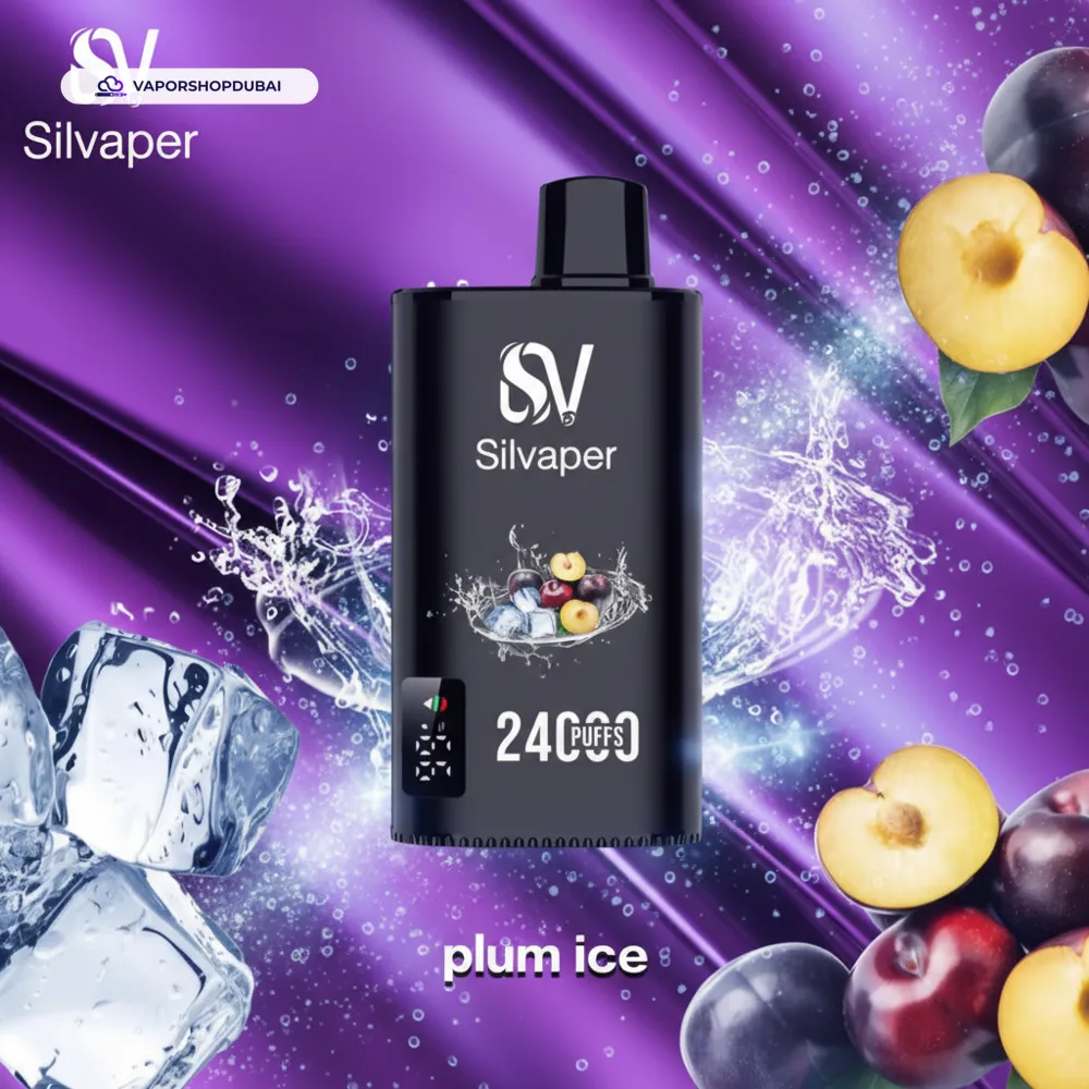 Silvaper 24000 Puffs Disposable Vape In UAE 69 plum-ice