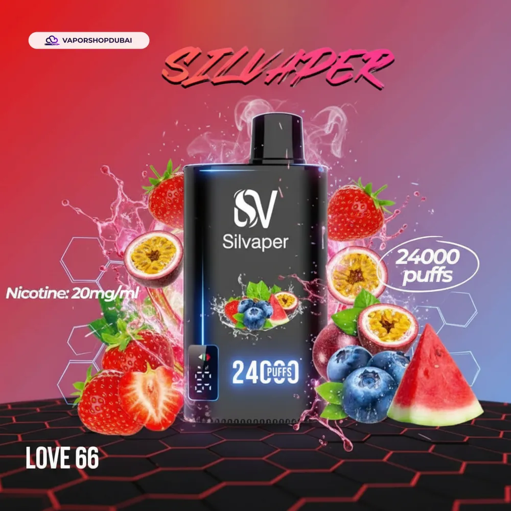 Silvaper 24000 Puffs Disposable Vape In UAE 15 Silvaper 24000 Puffs Disposable Vape In UAE