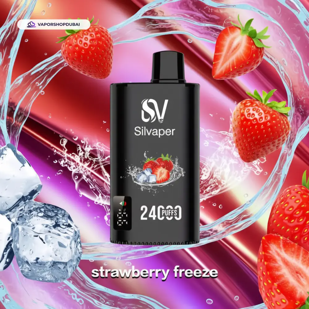 Silvaper 24000 Puffs Disposable Vape In UAE 70 strawberry-freeze