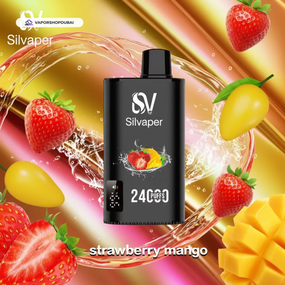 Silvaper 24000 Puffs Disposable Vape In UAE 72 strawberry-mango