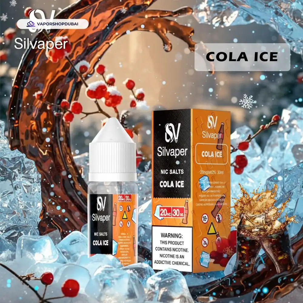 Silvaper Salt Nic 20mg 30ml E-Liquid In UAE 20 cola-ice