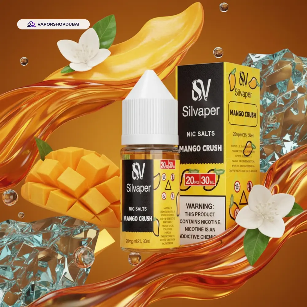 Silvaper Salt Nic E-Liquid In UAE 14 Silvaper Salt Nic 20mg 30ml E-Liquid In UAE