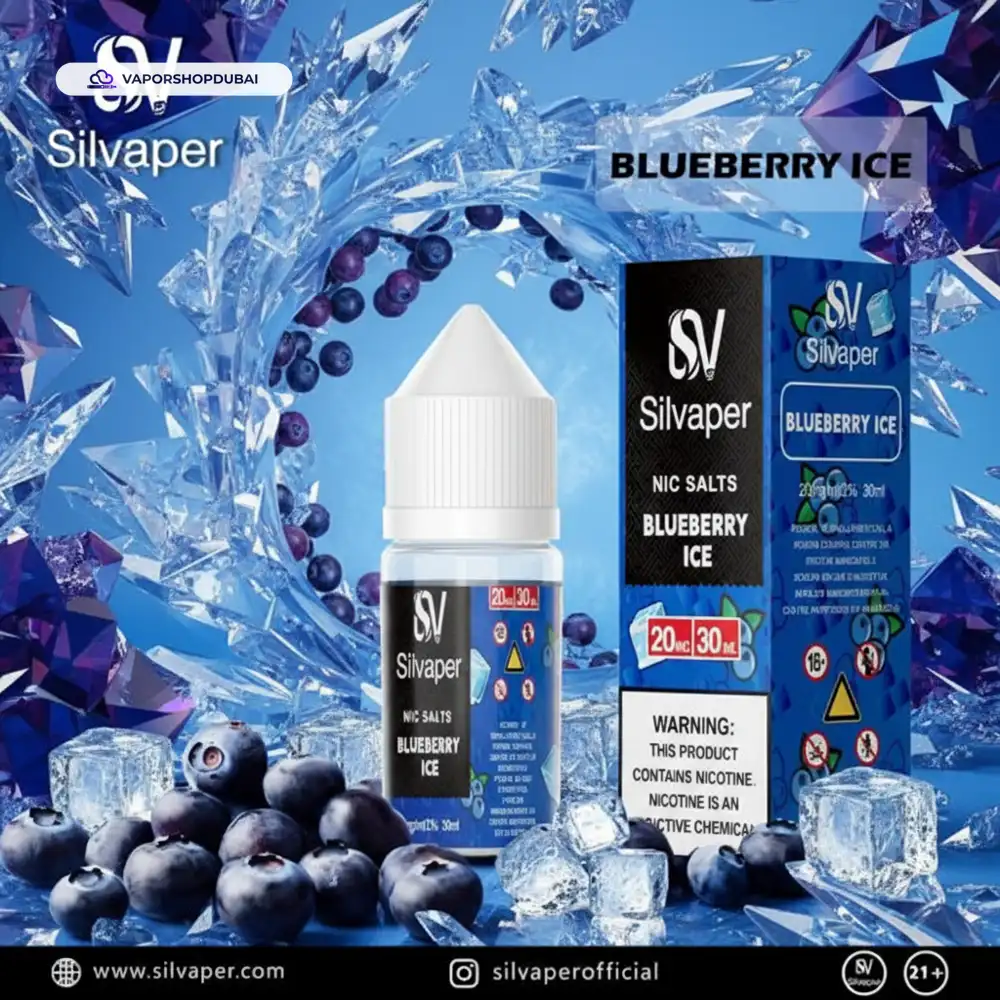 Silvaper Salt Nic E-Liquid In UAE 19 Silvaper Salt Nic 20mg 30ml E-Liquid In UAE