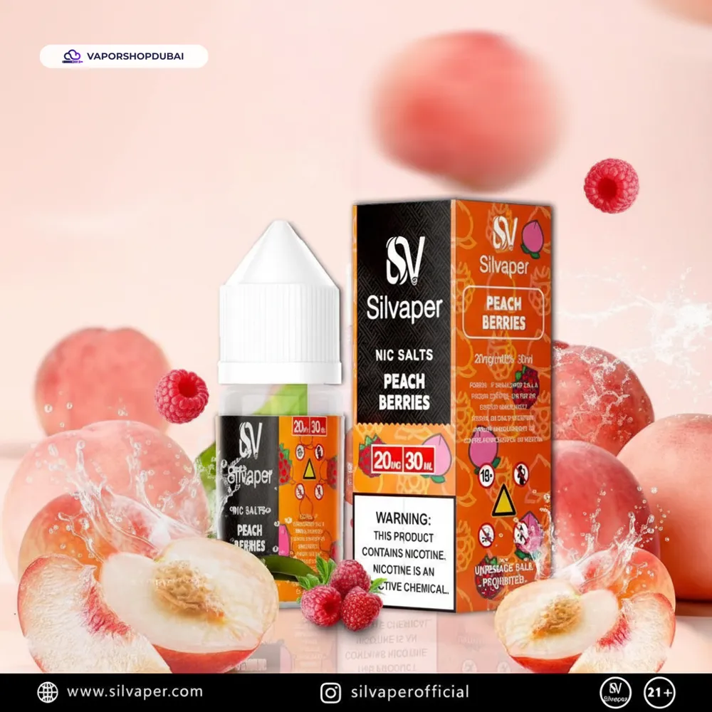 Silvaper Salt Nic E-Liquid In UAE 3 Silvaper Salt Nic 20mg 30ml E-Liquid In UAE