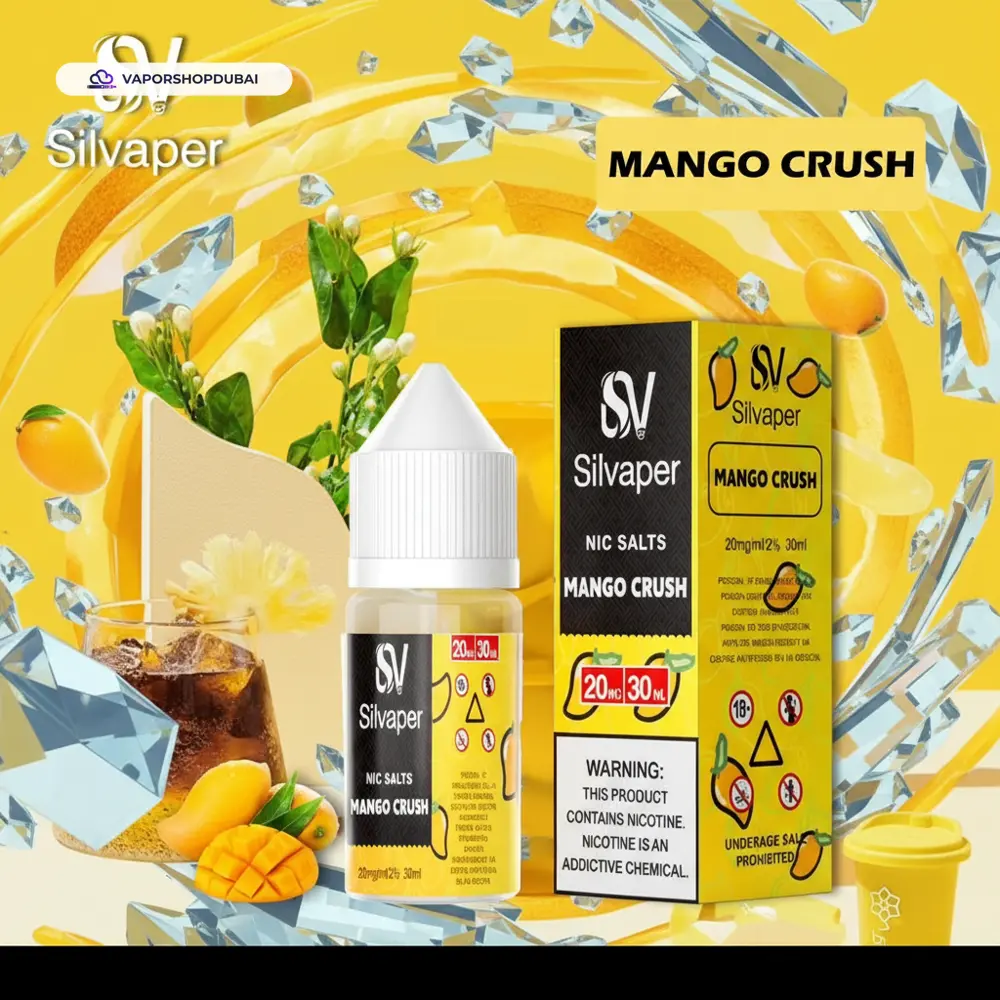 Silvaper Salt Nic E-Liquid In UAE 4 Silvaper Salt Nic 20mg 30ml E-Liquid In UAE