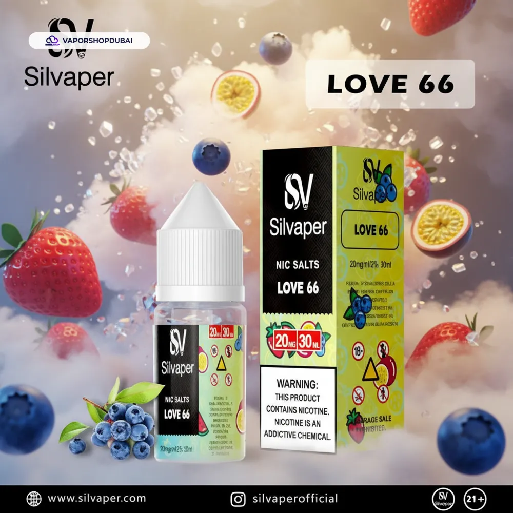 Silvaper Salt Nic E-Liquid In UAE 5 Silvaper Salt Nic 20mg 30ml E-Liquid In UAE
