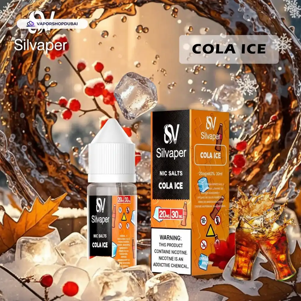 Silvaper Salt Nic E-Liquid In UAE 8 Silvaper Salt Nic 20mg 30ml E-Liquid In UAE