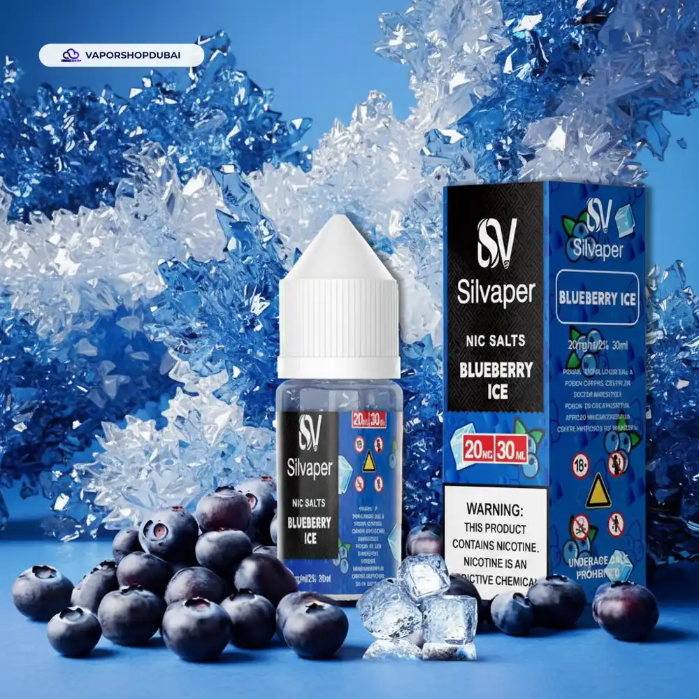 Silvaper Salt Nic E-Liquid In UAE 9 Silvaper Salt Nic 20mg 30ml E-Liquid In UAE