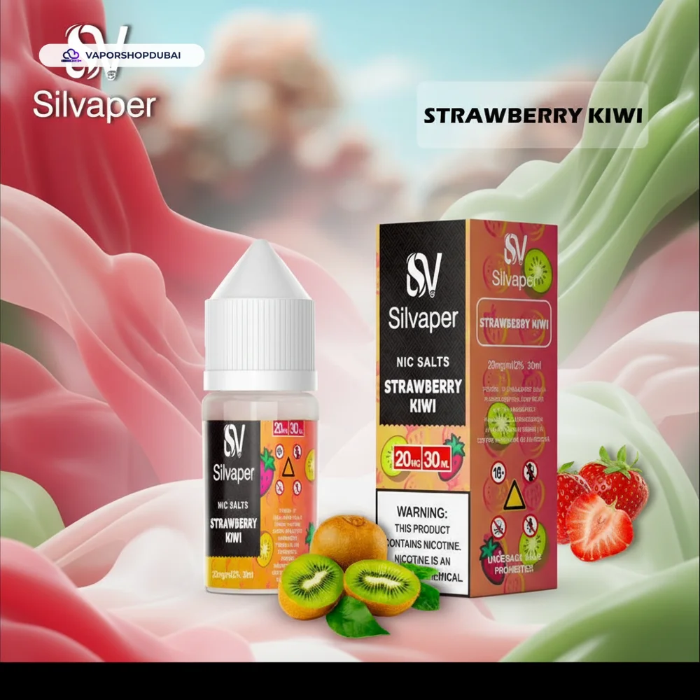 Silvaper Salt Nic 20mg 30ml E-Liquid In UAE 23 strawberry-kiwi