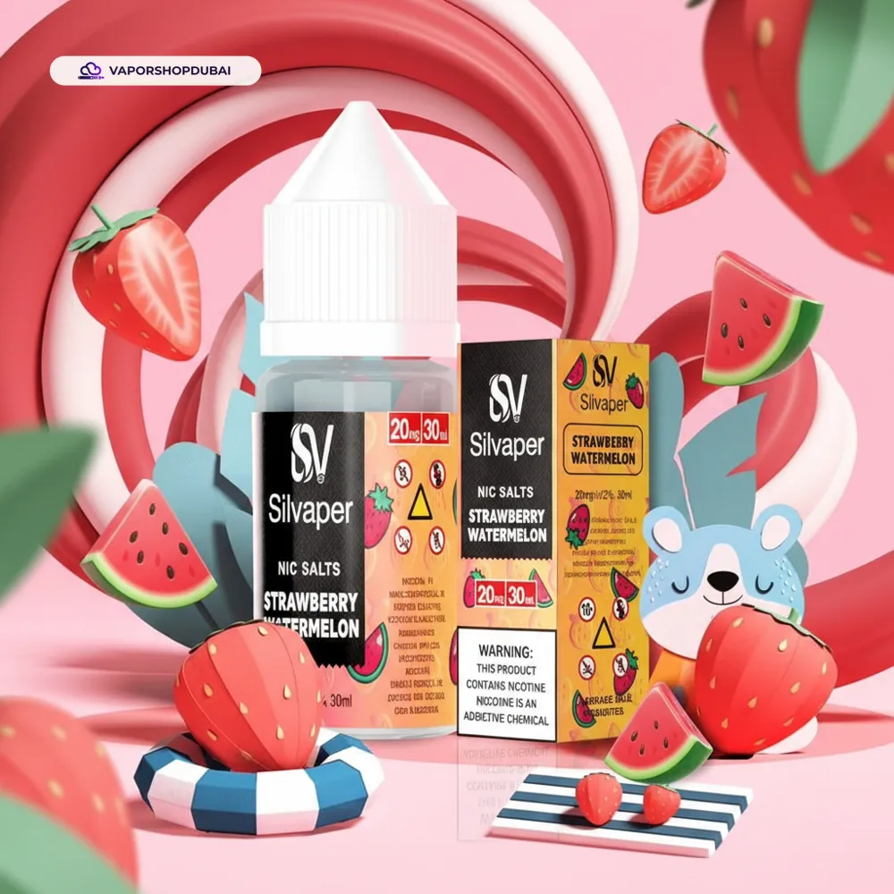 Silvaper Salt Nic E-Liquid In UAE 24 strawberry-watermelon