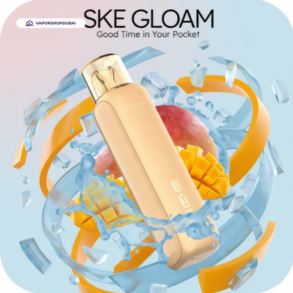 SKE Gloam 5000 Puffs Disposable Vape 20mg In UAE 31 mango-ice