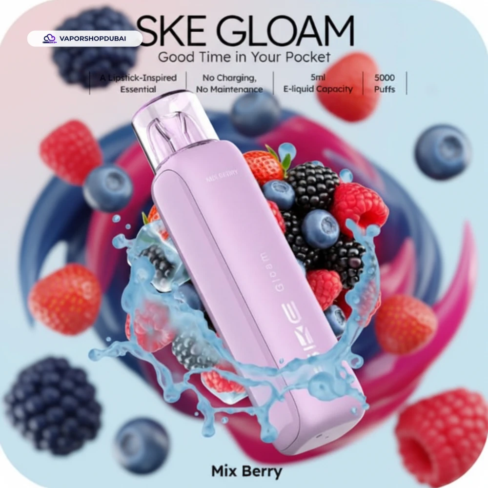 SKE Gloam 5000 Puffs Disposable Vape 20mg In UAE 33 mix-berry