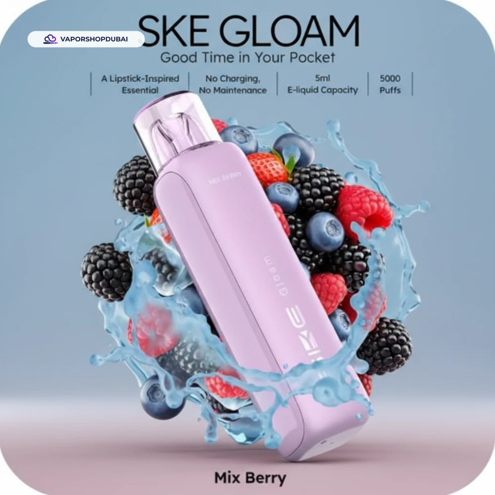 SKE Gloam 5000 Puffs Disposable Vape 20mg In UAE 16 SKE Gloam 5000 Puffs Disposable Vape 20mg In UAE