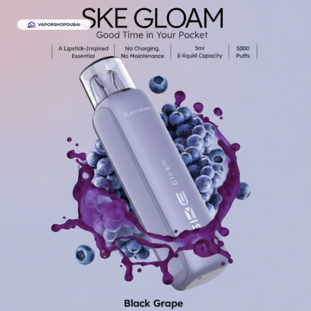 SKE Gloam 5000 Puffs Disposable Vape 20mg In UAE 20 SKE Gloam 5000 Puffs Disposable Vape 20mg In UAE