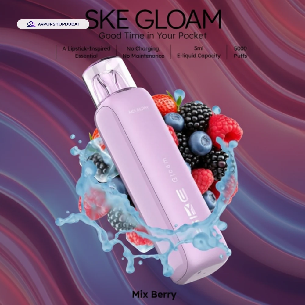 SKE Gloam 5000 Puffs Disposable Vape 20mg In UAE 4 SKE Gloam 5000 Puffs Disposable Vape 20mg In UAE