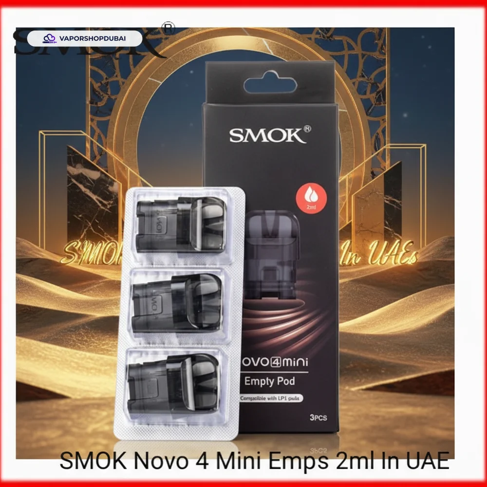 SMOK Novo 4 Mini Empty Pods 2ml In UAE 1 SMOK Novo 4 Mini Empty Pods 2ml In UAE