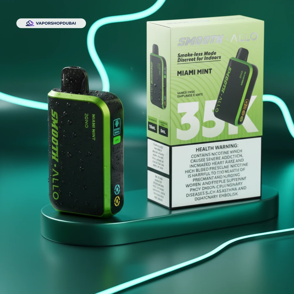 Smooth Allo 35000 Puffs Disposable Vape In UAE 25 miami-mint