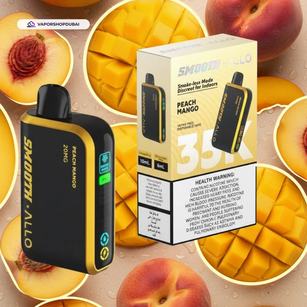 Smooth Allo 35000 Puffs Vape In UAE 28 peach-mango