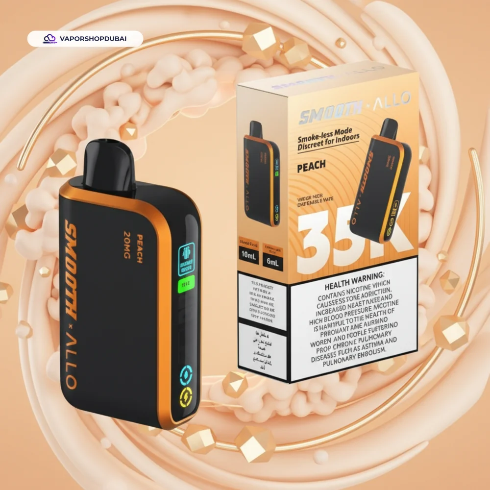 Smooth Allo 35000 Puffs Disposable Vape In UAE 27 peach