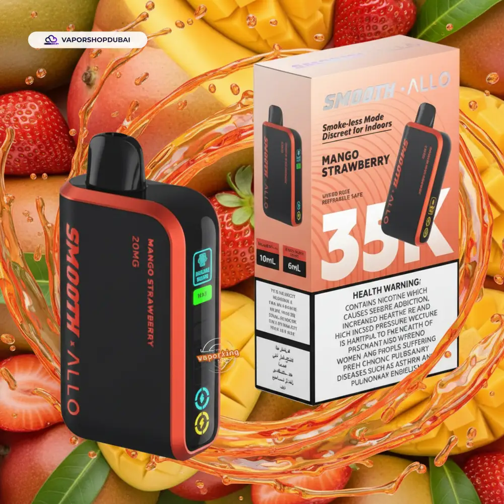 Smooth Allo 35000 Puffs Disposable Vape In UAE 20 Smooth Allo 35000 Puffs Disposable Vape In UAE