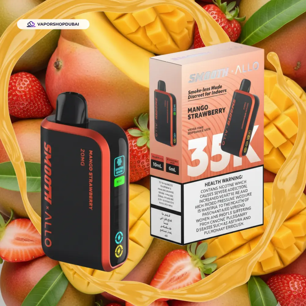 Smooth Allo 35000 Puffs Vape In UAE 10 Smooth Allo 35000 Puffs Disposable Vape In UAE