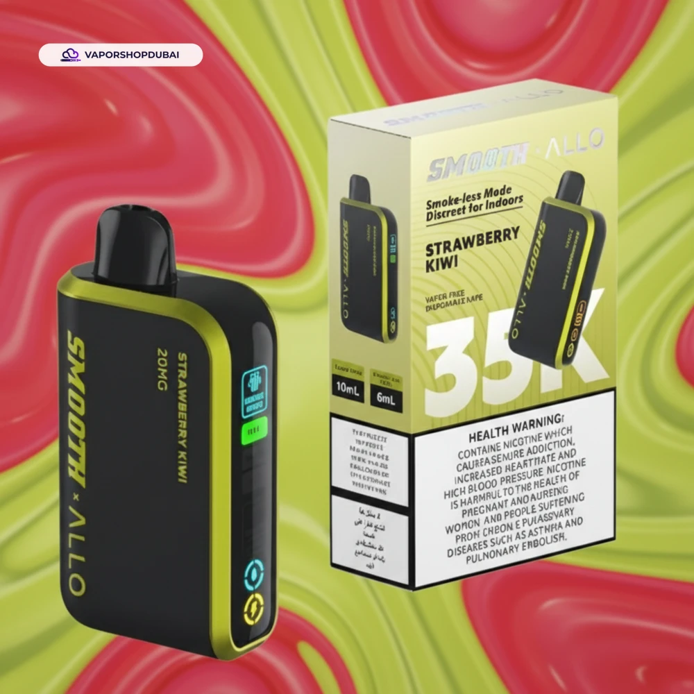Smooth Allo 35000 Puffs Disposable Vape In UAE 30 strawberry-kiwi