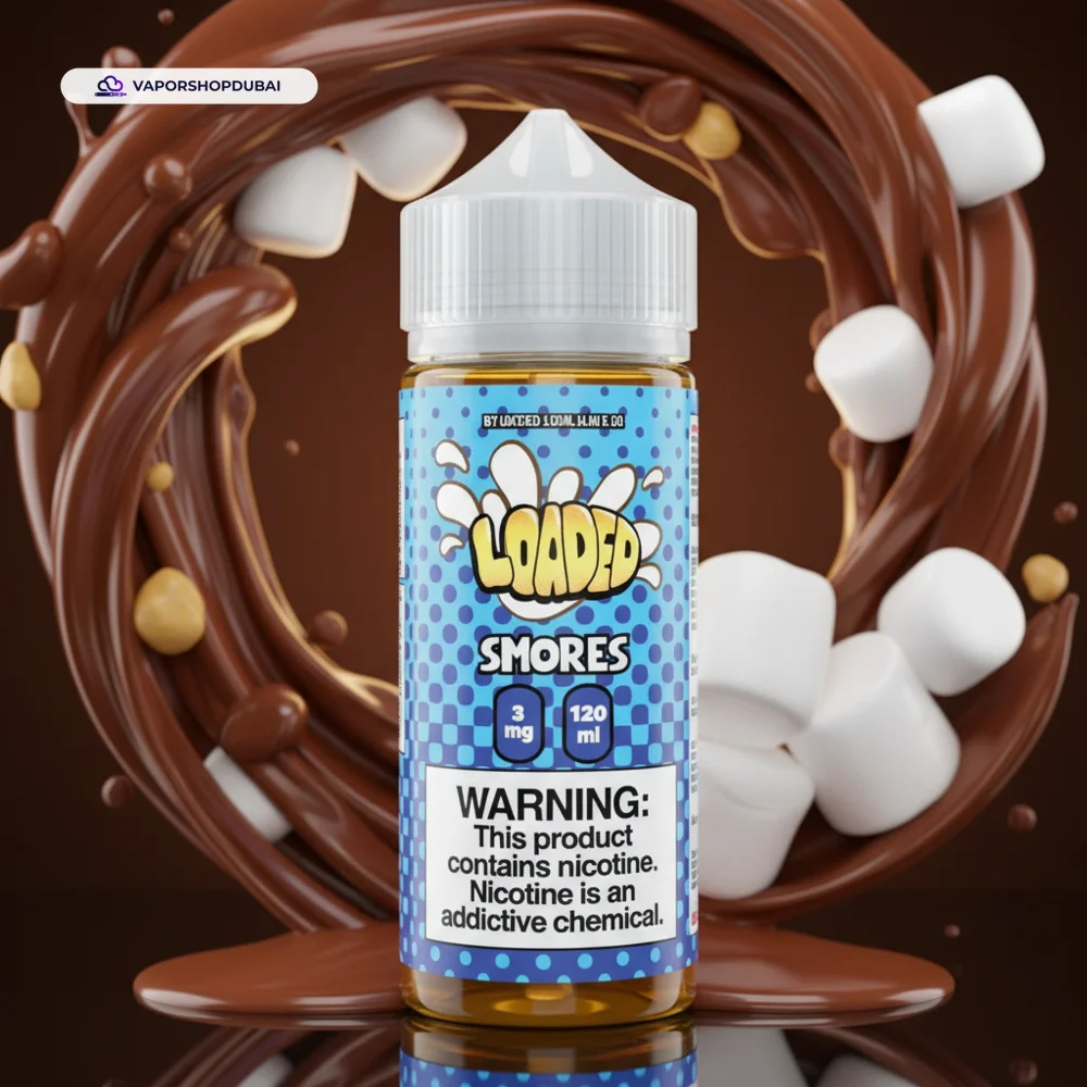 SMORES BY LOADED E-LIQUID 120ML 3 SMORES BY LOADED E Best Price Dubai