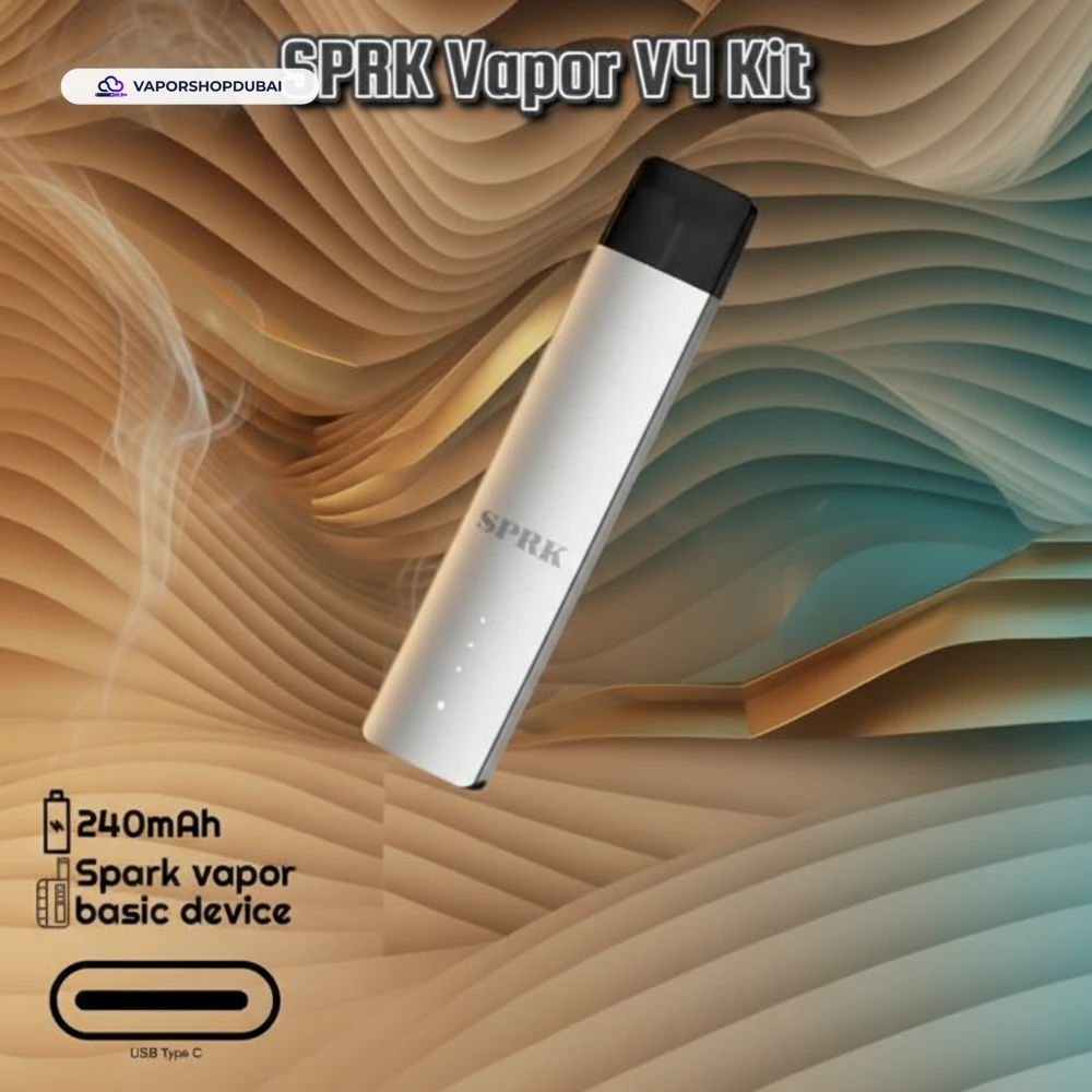 SPRK Vapor V4 Basic Kit 240mAh Vape Kit In UAE 5 SPRK Vapor V4 Basic Kit 240mAh In UAE