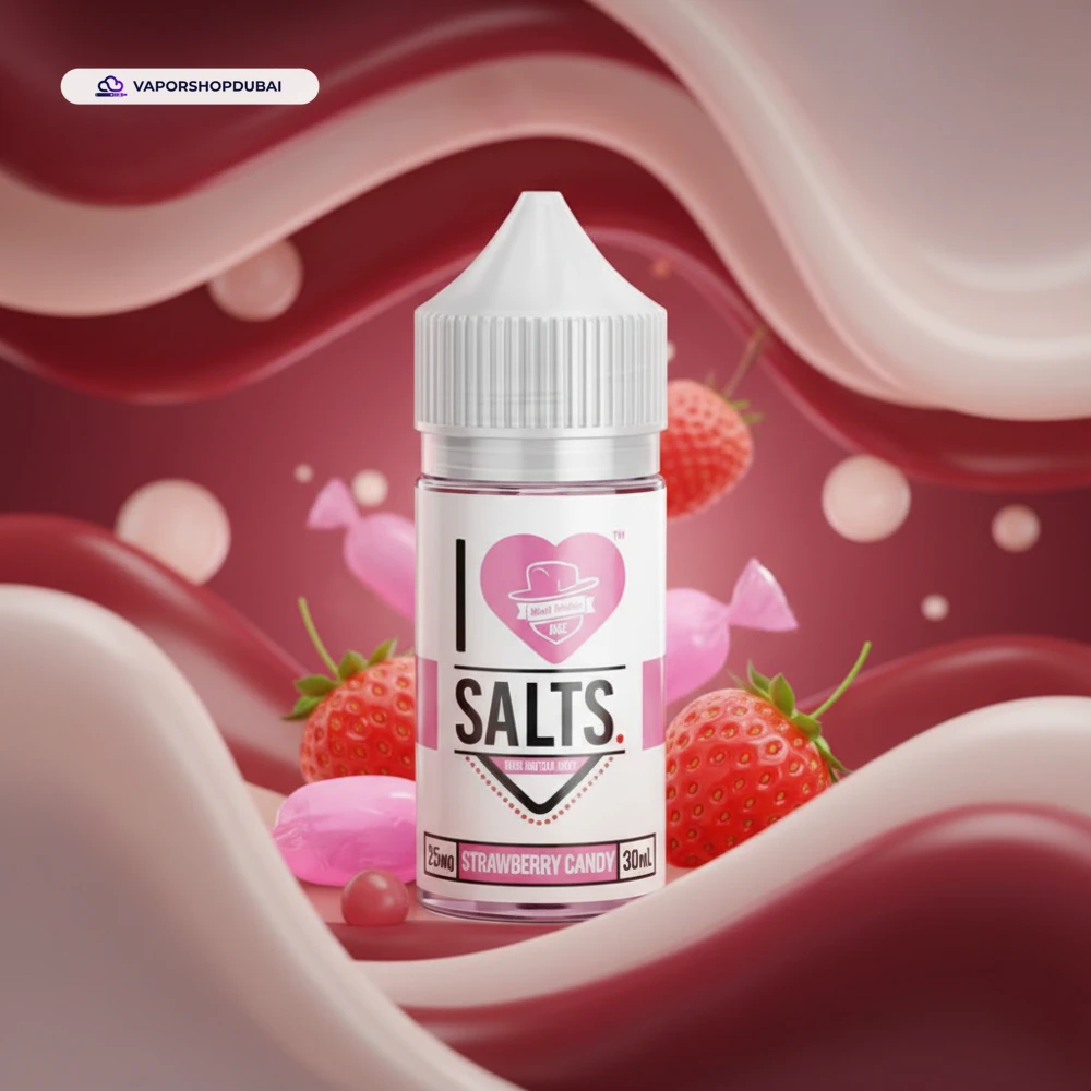STRAWBERRY CANDY I Love Salts by Mad Hatter Juice E-Liquid In UAE 2 Premium