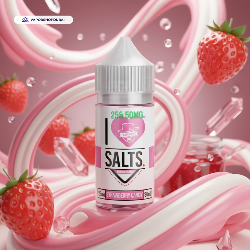 STRAWBERRY CANDY I Love Salts by Mad Hatter Juice E-Liquid In UAE 1 STRAWBERRY CANDY I Love Salts by Mad Hatter Juice