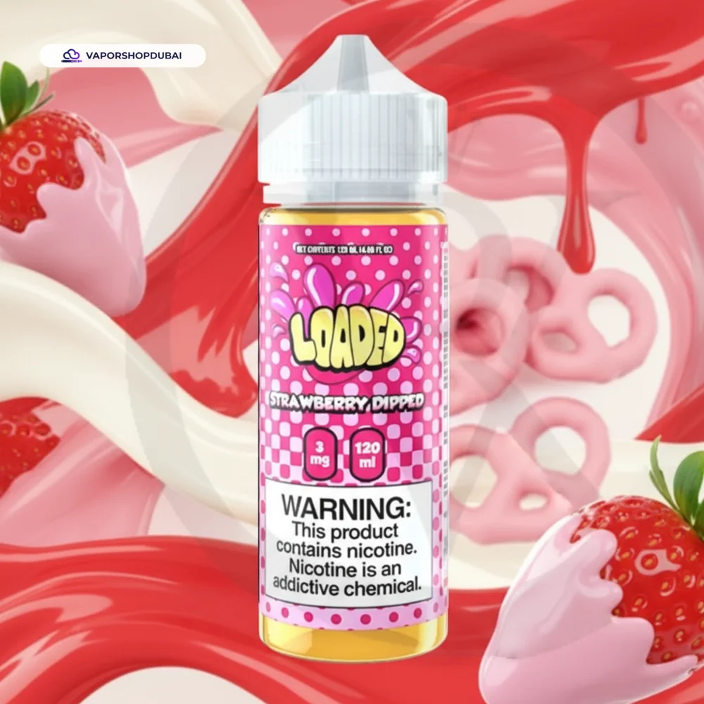 Strawberry Dipped By Loaded Vape Juice 1 Strawberry Dipped By Loaded Vape Juice