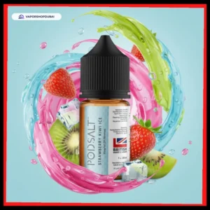 Strawberry Kiwi Ice By Pod Salt Nic Salt E-Liquid