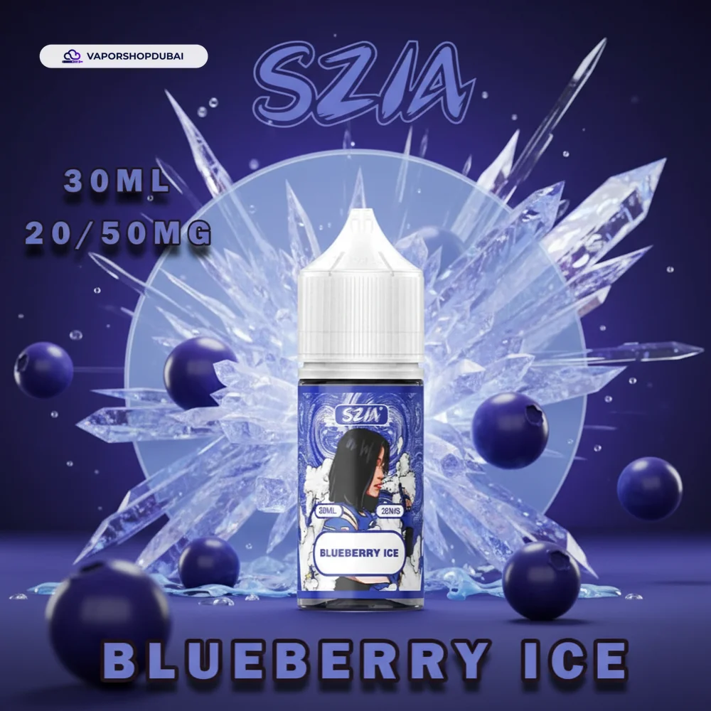 Szia Saltnic 30ml by Vabar E-Liquid In UAE blueberry-ice